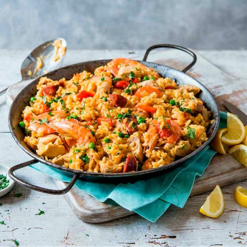 Menú paella